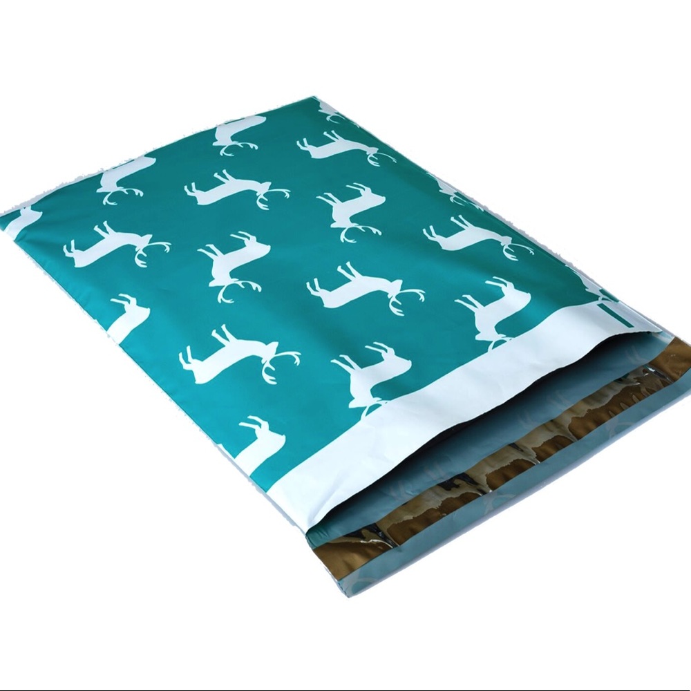 50 10X13 Deer Poly Mailers CHRISTMAS CLEARANCE - Picture 7 of 7